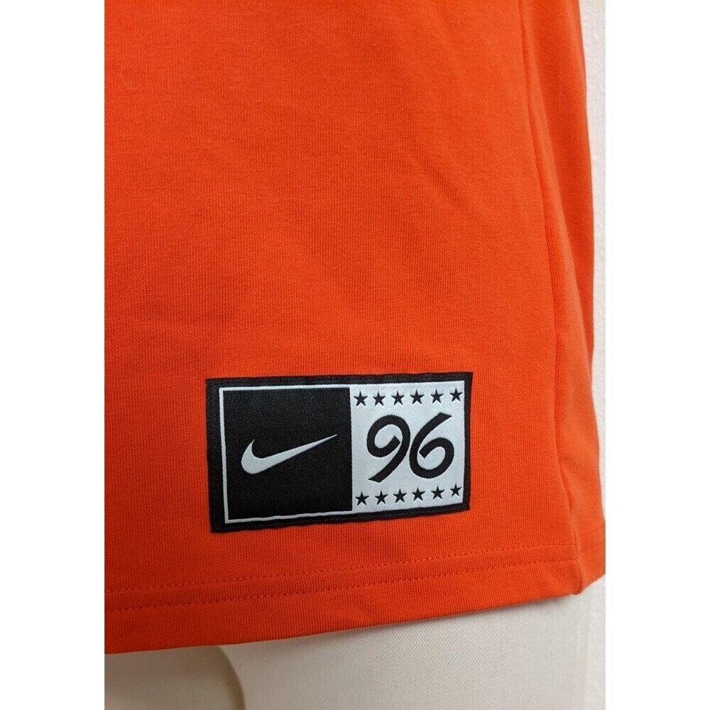 NWOT Women's NIKE Orange Backless Sleeveless 1/4 Zip Ribbed Neck Top SM - Picture 8 of 11